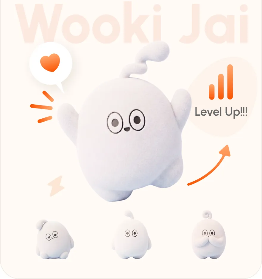 Wooki levelling up as your healthy choices add up
